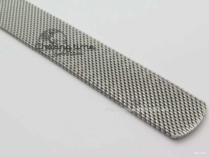 MIROTIME 0130 Portofino SCHAFFHAUSEN SS MKF 1:1 Best Edition White Dial On Mesh Bracelet A TravelReady 7341